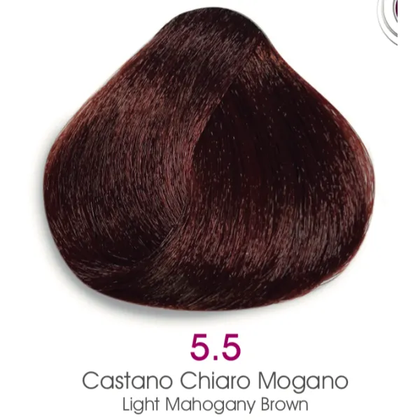TMT Milano Art Collection Crema Colorante Luminacolor 5.5 Castaño Claro Marrón Caoba 100ml - 1